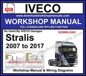 Iveco Stralis Workshop Repair Manual pdf